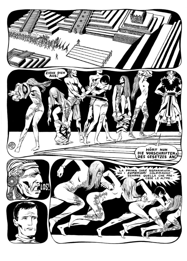 Valentina: Un Poco Loco Page 10 by Guido Crepax | Image © Courtesy Galerie Martel