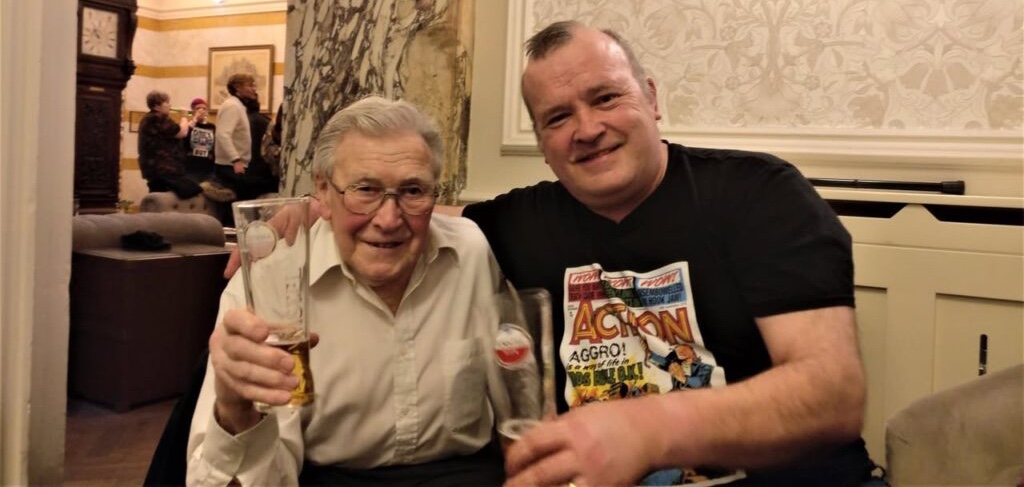 The legendary, much-missed Ian Kennedy, and Paul Trimble