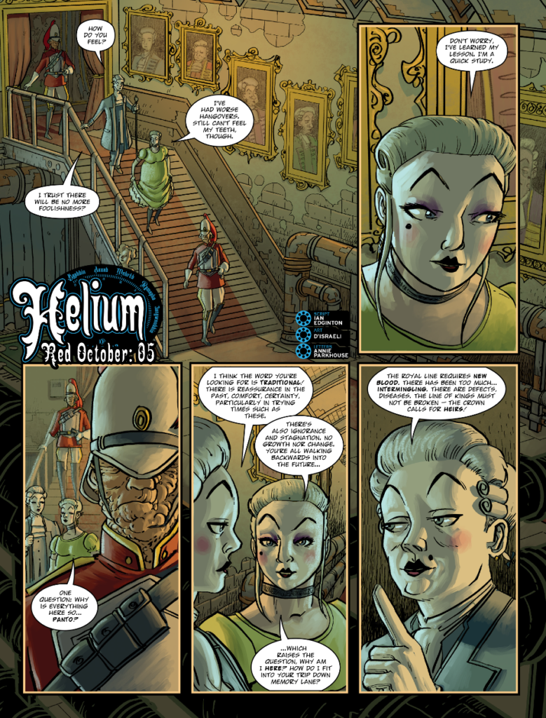 2000AD 2480 - HELIUM // RED OCTOBER By Ian Edginton (Writer) D'Israeli (Artist) Annie Parkhouse (Letterer)