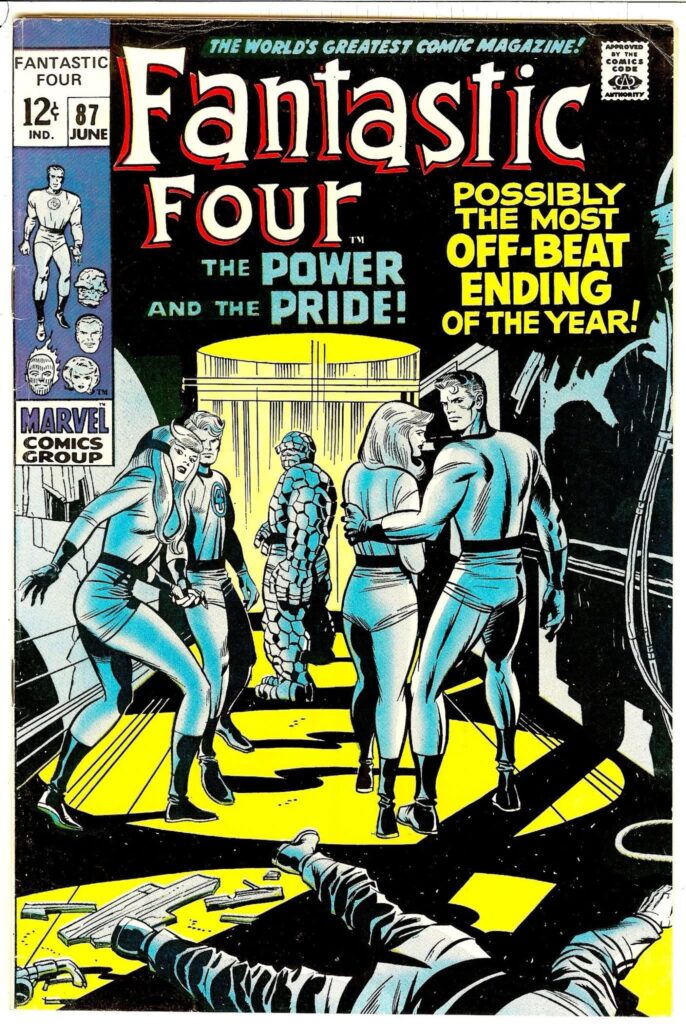 Fantastic Four #87 cover by Jack Kirby