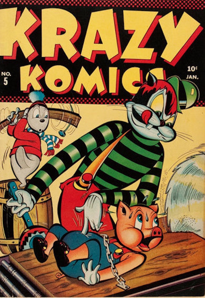 Krazy Comic #5 Cover by Bob Burden