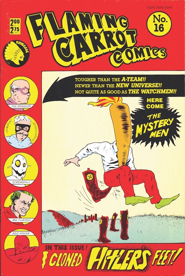 Flaming Carrot Comics #16 Cover by Bob Burden
