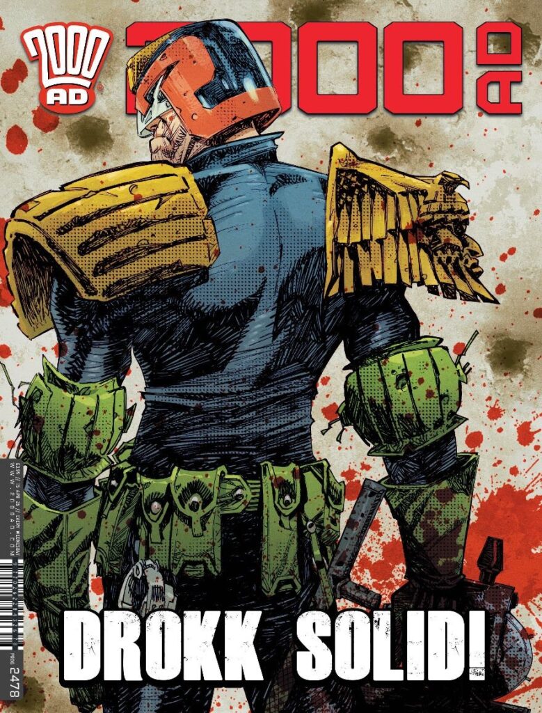 2000AD Prog 2478 UK and DIGITAL: 15 April £3.99 COVER: John McCrea with Mike Spicer