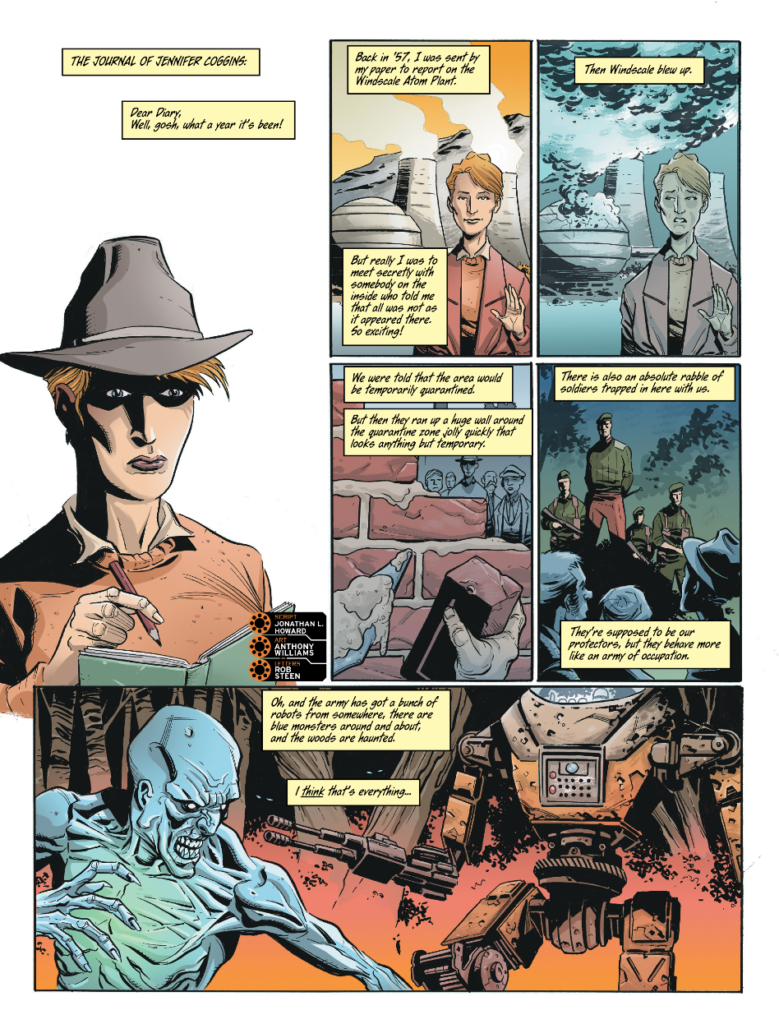 Judge Dredd Megazine 491: ATOMFALL // THE WICKED ISLE By Jonathan L. Howard (Writer) Anthony Williams (Artist) Rob Steen (Letterer)