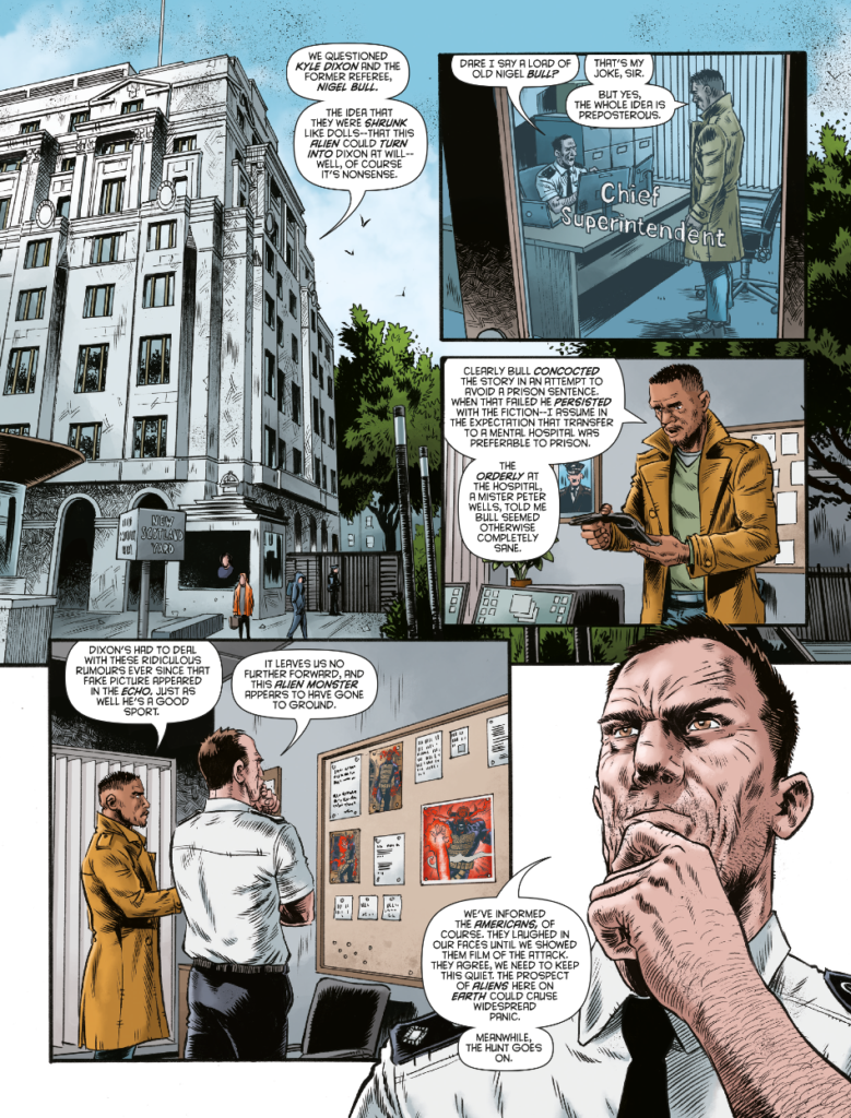 Judge Dredd Megazine 491: ROK THE WORLD By John Wagner (Writer) Dan Cornwell (Artist) Jim Boswell (Colourist) Rob Steen (Letterer)