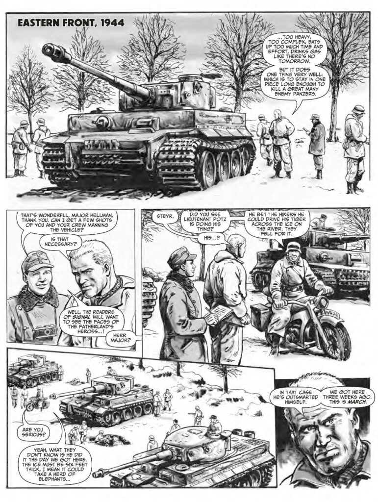 Action 50th Anniversary Special: HELLMAN // A WINTER'S TALE By Garth Ennis (Writer) Mike Dorey (Artist) Rob Steen (Letterer)