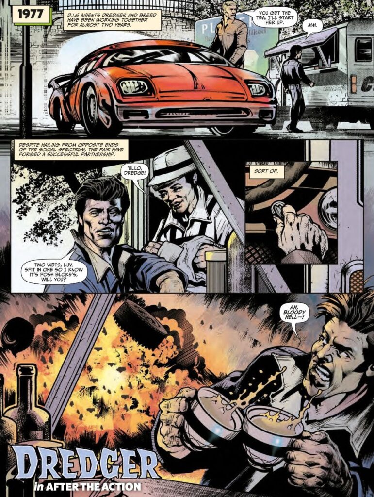 Action 50th Anniversary Special: DREDGER // AFTER THE ACTION By Garth Ennis (Writer) John Higgins (Artist) Rob Steen (Letterer)