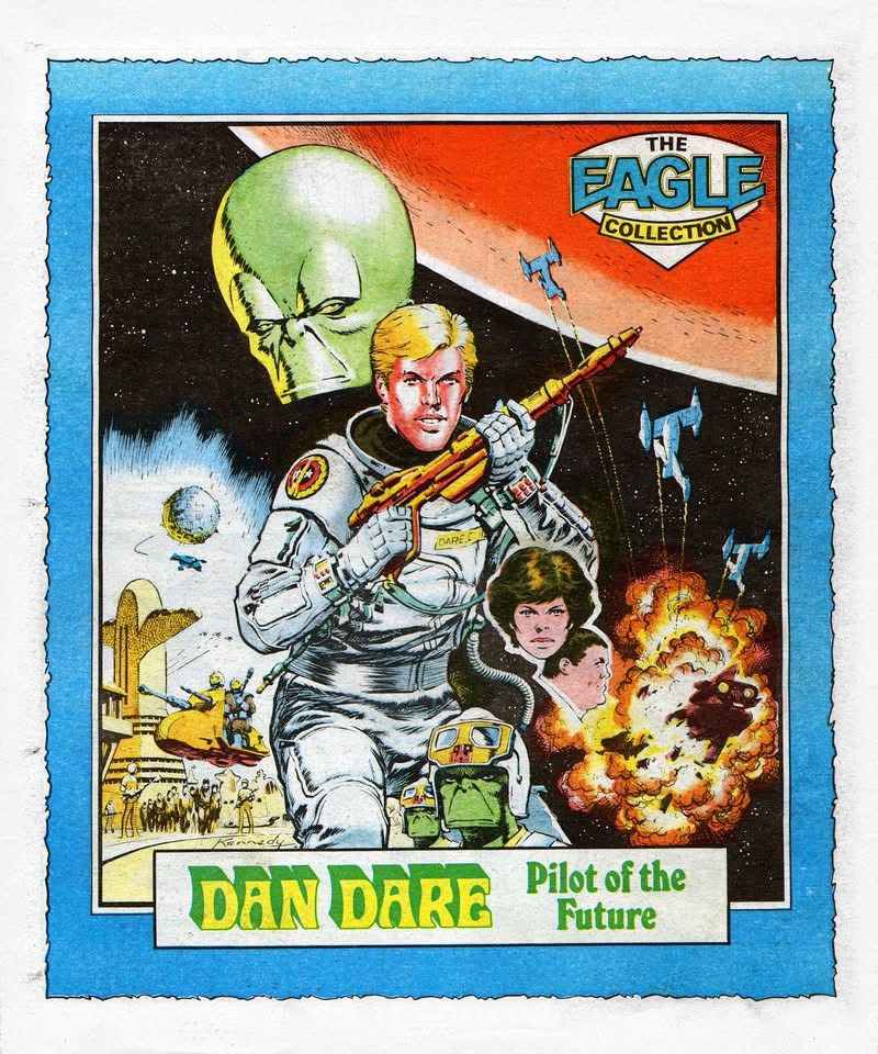 A Dan Dare pin up by Ian Kennedy for Eagle, cover dated 21st January 1981