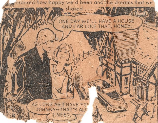 Mystery British romance comic, art identified by David Roach as likely to be by Rodney Sutton 