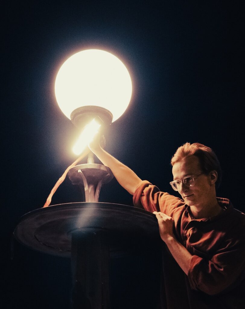 Lorcan McSharp as Assistant Director on set of CLOUT - October 2024