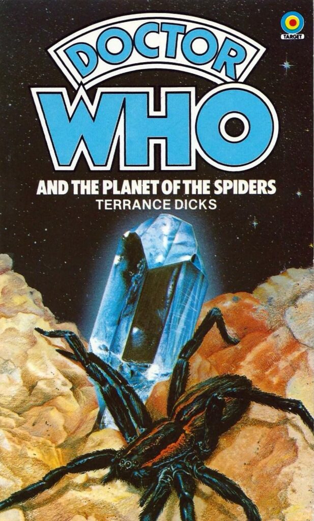 Doctor Who and The Planet of the Spiders cover by Alan Hood (1978)