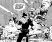 A scene from the 2000AD 1981 SciFi Special story, "Judge Dredd: The Sweet Taste Of Justice", written by "Staccato" (aka Alan Grant), with art by Colin Wilson. Sugar is revealed illegal in Mega City One for the first time