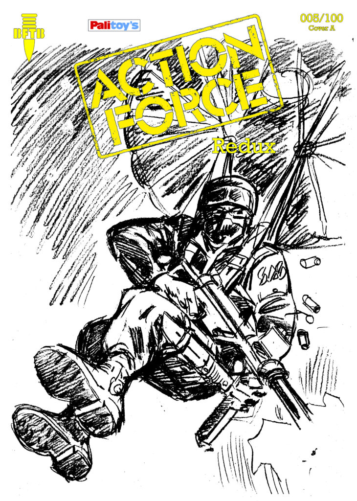 Action Force Cover Concept Art by Carlos Pino