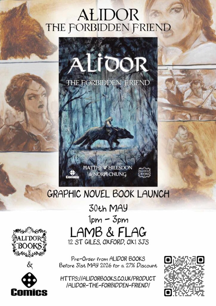 Alidor: The Forbidden Friend Launch 1.00 to 3.00pm Saturday 30th May 2026, Lamb & Flag 12 St Giles', Oxford OX1 3JS