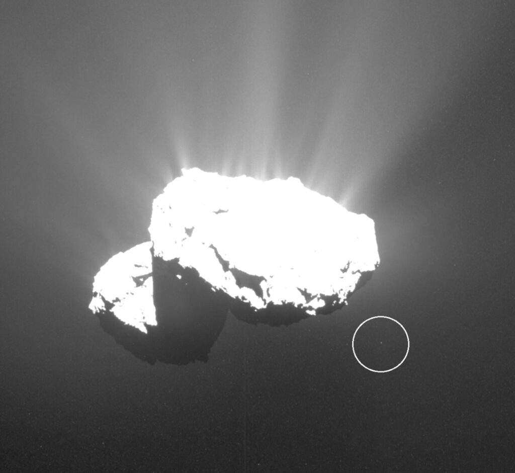 Comet 67P/Churyumov-Gerasimenko | Image: ESA