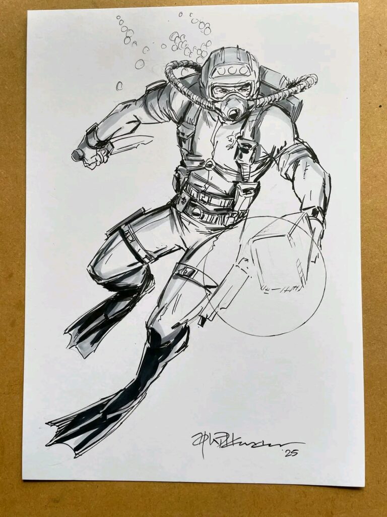 GI Joe sketch by Andrew Wildman