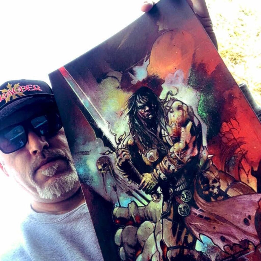 Artist Andrw Sawyers