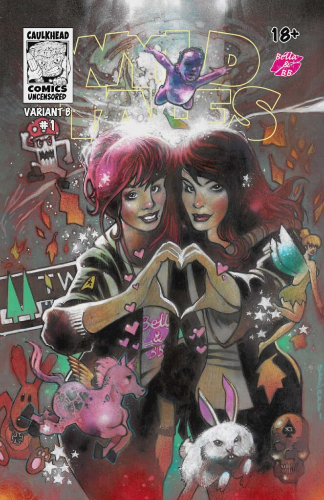 Caulkead Comics Cover art by Andrw Sawyers