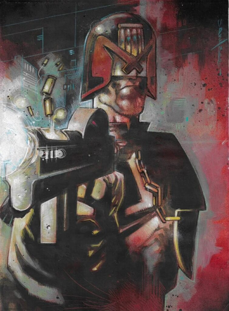 Judge Dredd by Andrw Sawyers