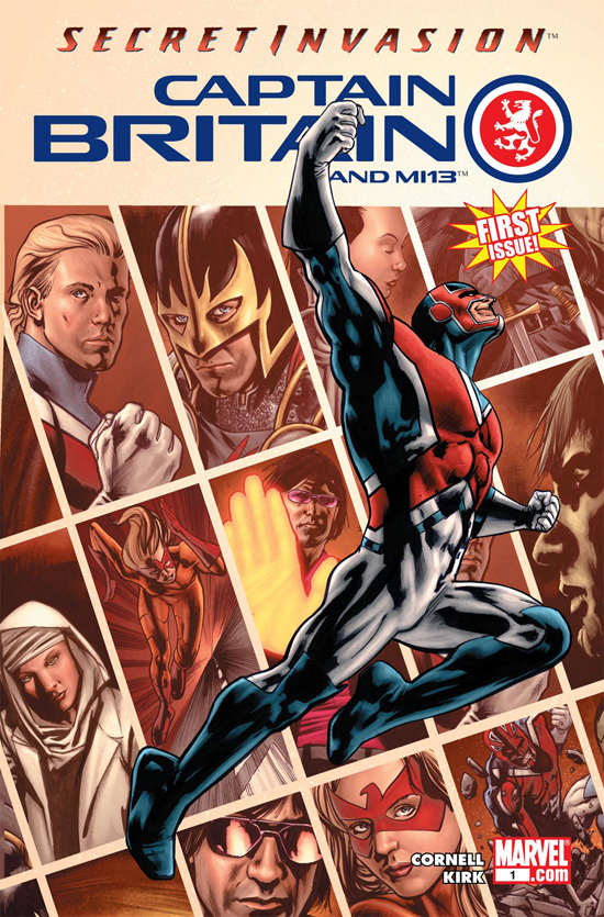 Captain Britain and MI13 #1 | Cover by Bryan Hitch