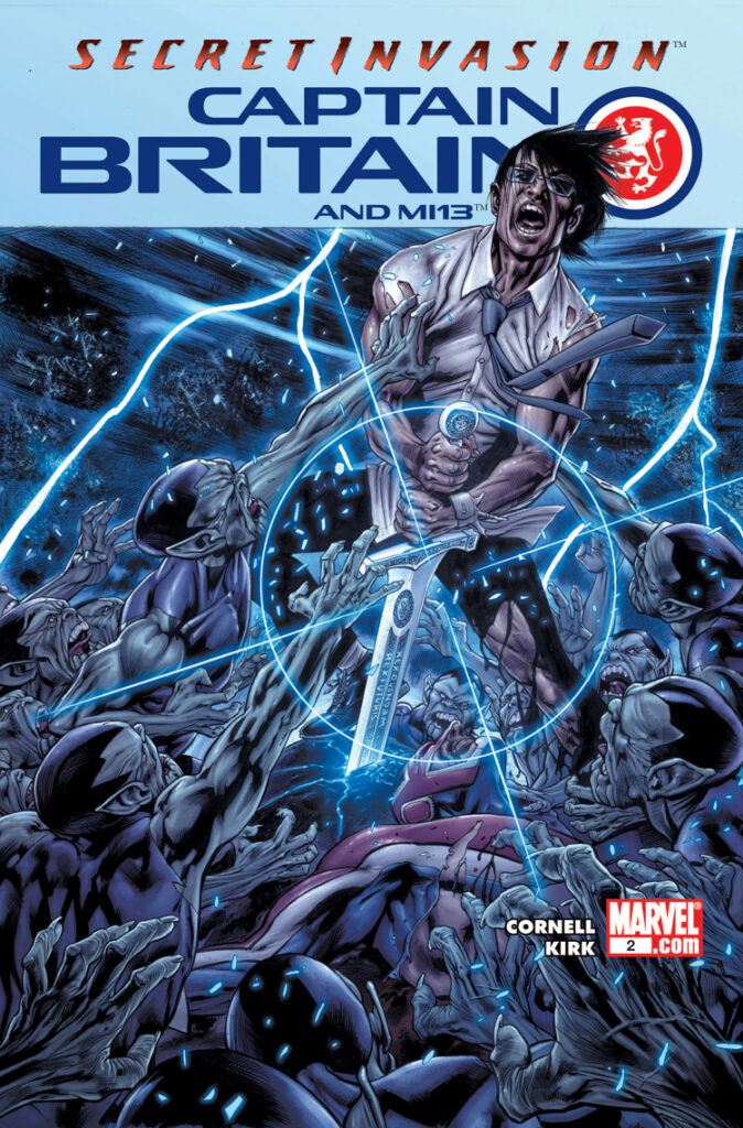 Captain Britain and MI13 #2 | Cover by Bryan Hitch