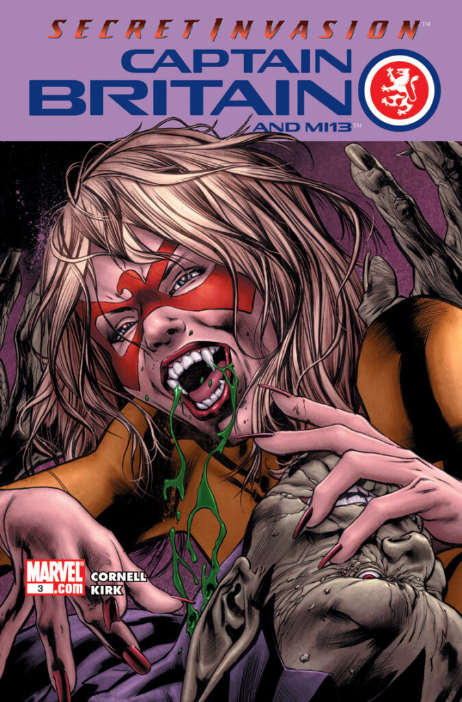 Captain Britain and MI13 #3 | Cover by Bryan Hitch