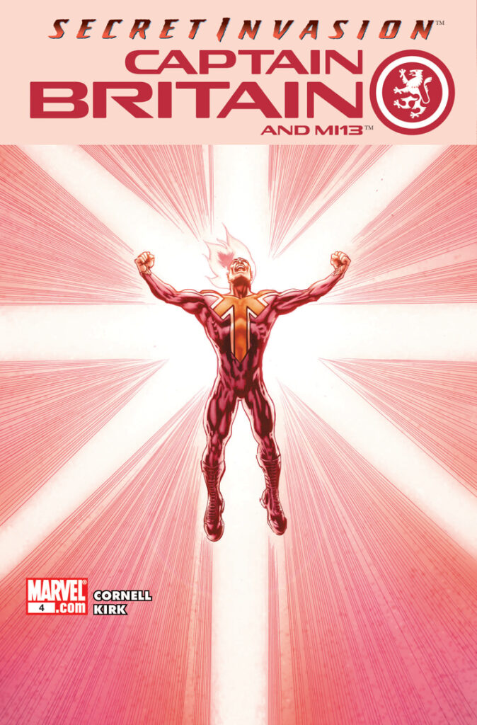 Captain Britain and MI13 #4 | Cover by Bryan Hitch