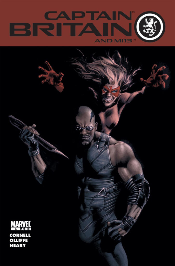 Captain Britain and MI13 #5 | Cover by Bryan Hitch