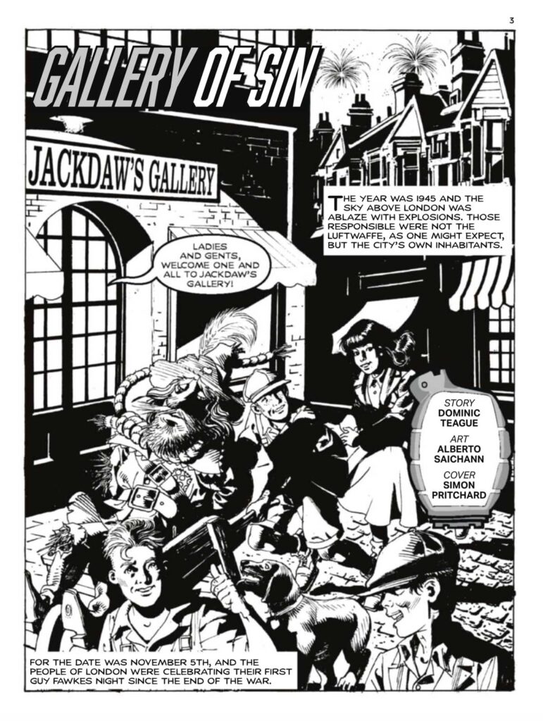 Commando 5961 (For Action and Adventure): Gallery Of Sin Story: Dominic Teague | Internal Art: Alberto Saichann | Cover Art: Simon Pritchard