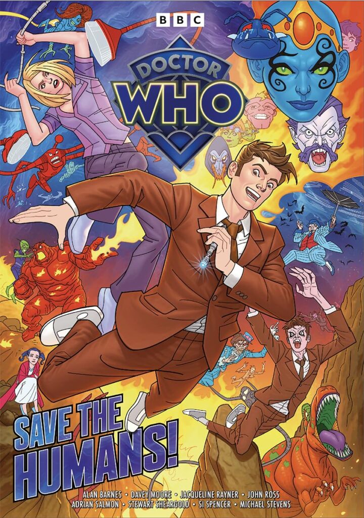 Doctor Who: Save The Humans! (cover by John Ross) is on sale from 1st September 2026