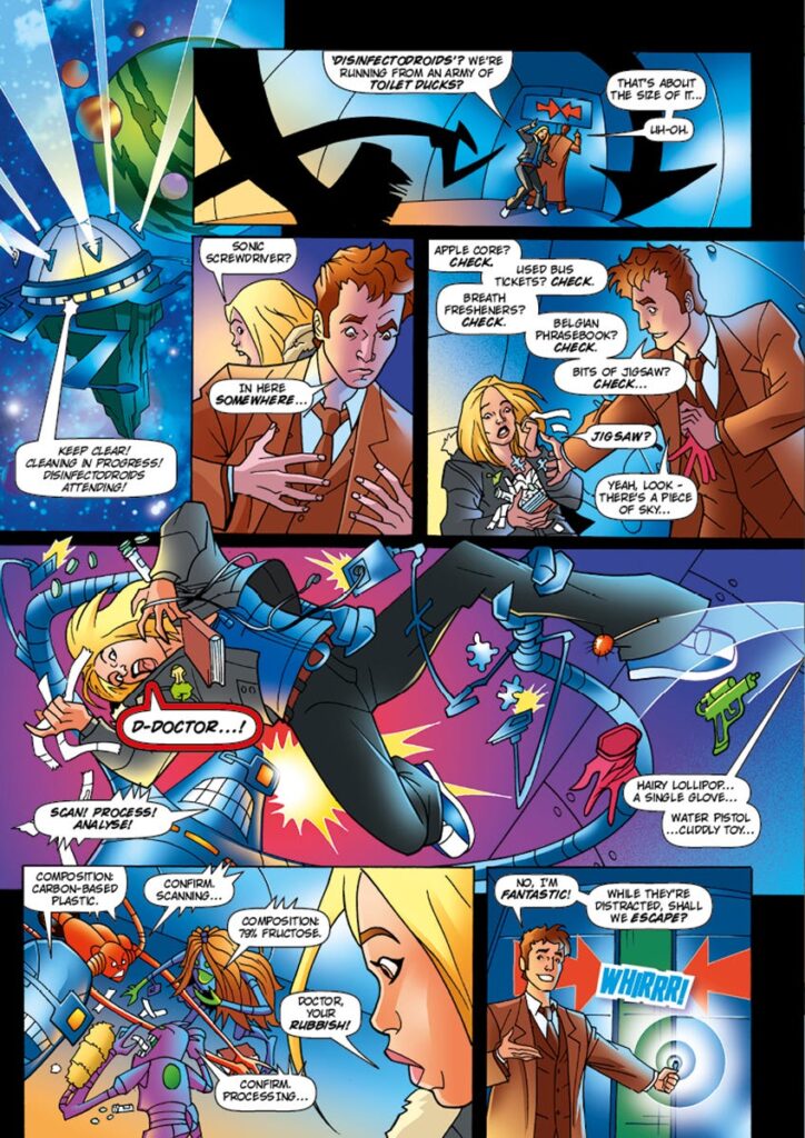 Doctor Who: Save The Humans! - Sample Page