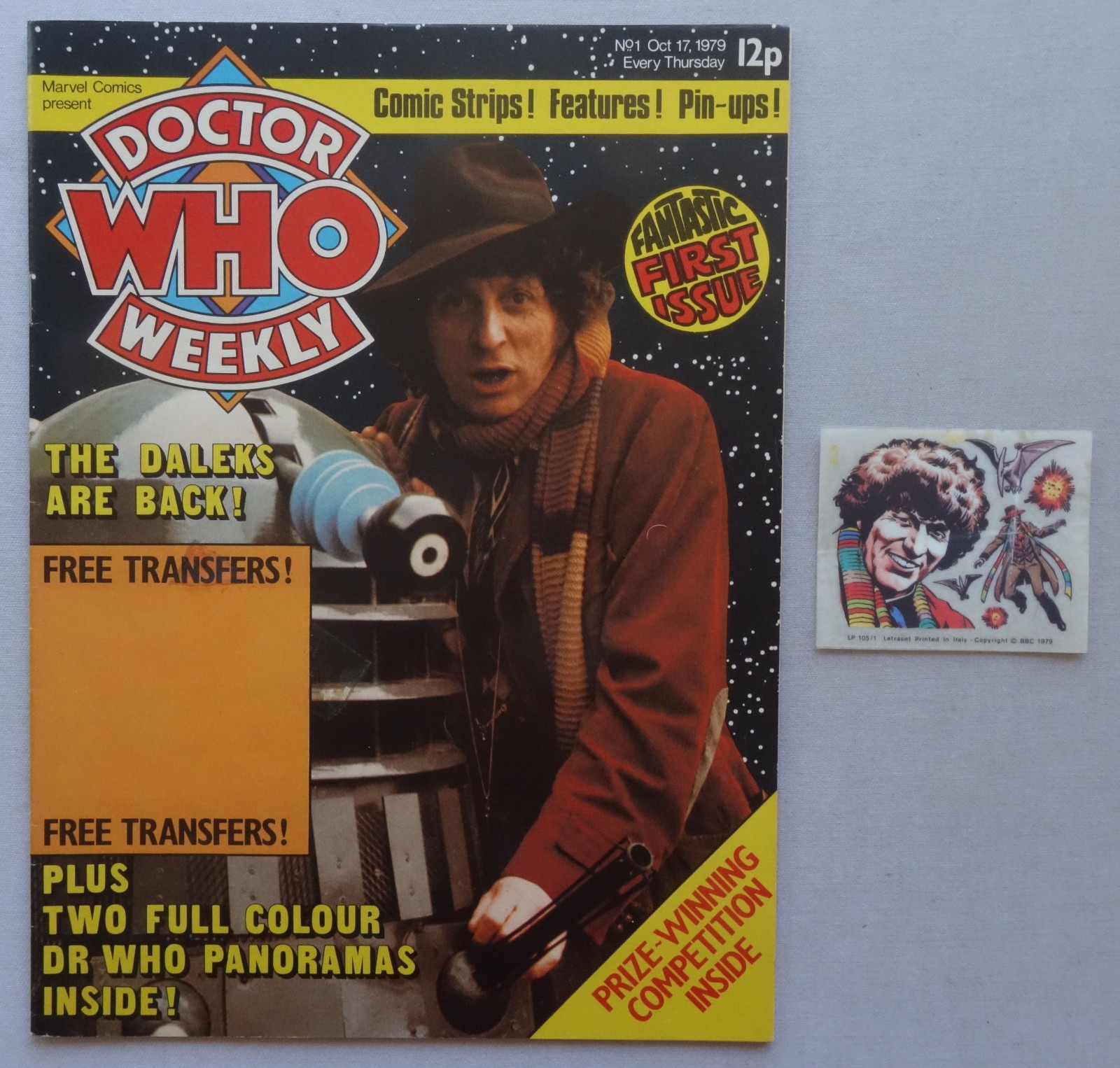 Doctor Who Weekly No.1, cover dated 17th October 1979, With Free Gift