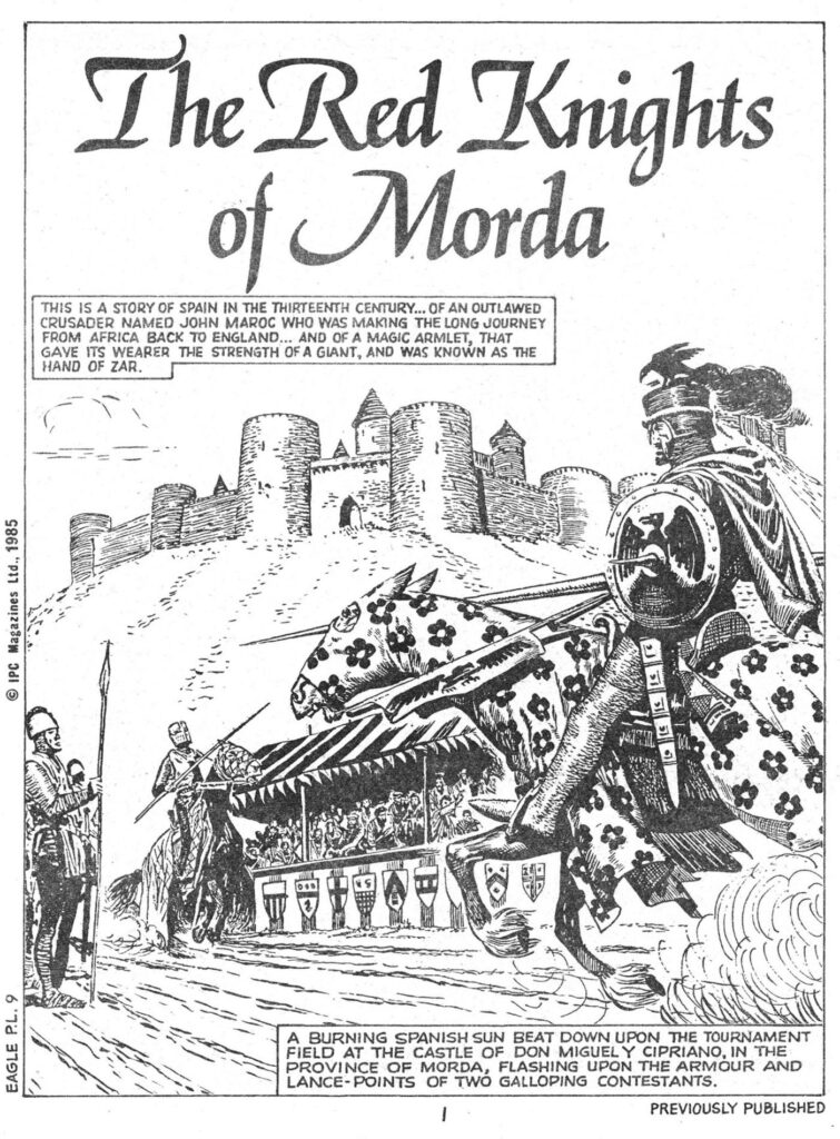 Eagle Picture Library No. 9: “The Red Knights of Morda”

