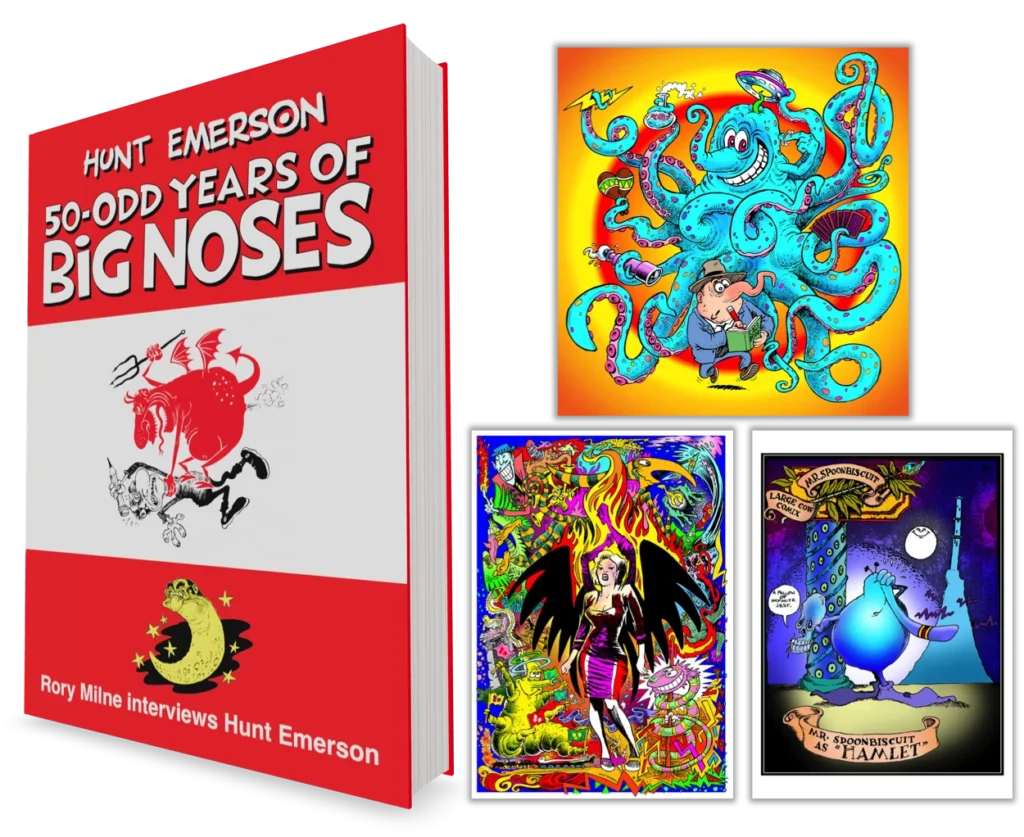 Hunt Emerson‘s 50-Odd Years of Big Noses