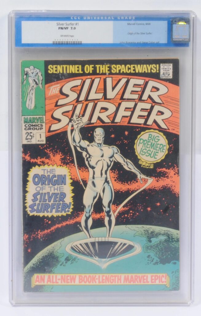 Marvel Comics, The Silver Surfer #1 (1968) CGC 7.0, First Solo Series & First Appearance of Shalla-Bal