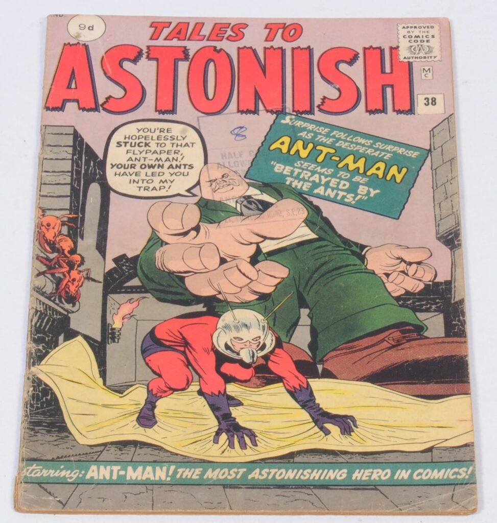 Marvel Comics, Tales to Astonish #38 (1962) Fourth Appearance of Ant-Man (Hank Pym)