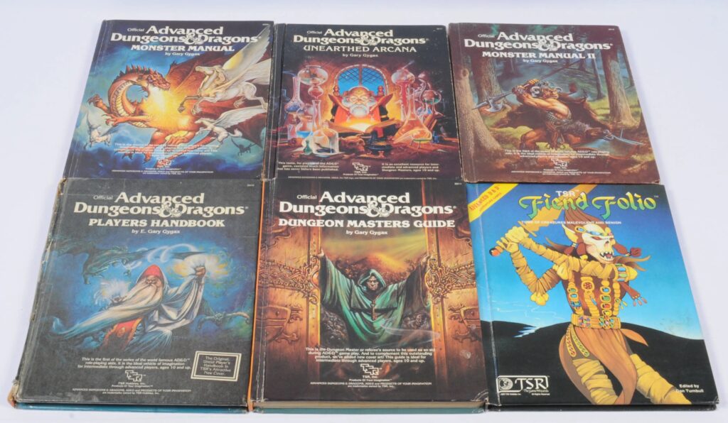 TSR, Advanced Dungeons & Dragons, Dungeon Masters Guide, Players Handbook, Monster Manual & similar