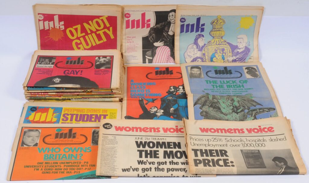 Ink ‘the other Newspaper’ (1971/2) & similar