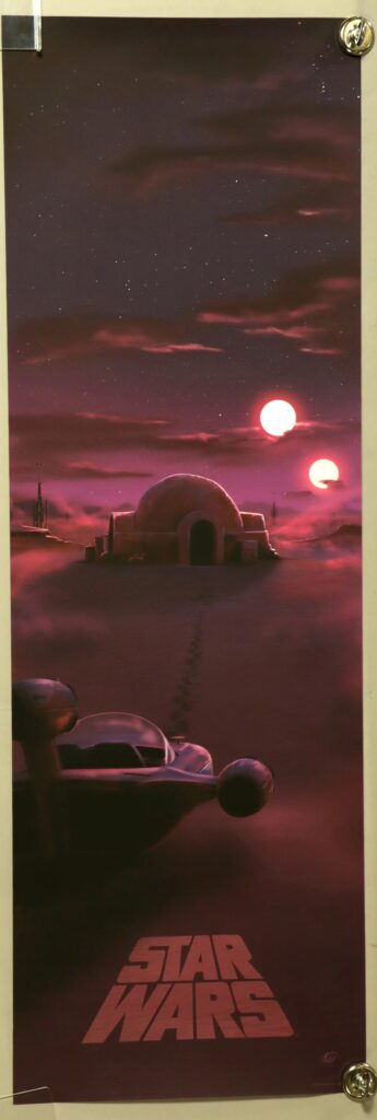 Neil Fraser Star Wars Original Trilogy Poster - The Path Home (A New Hope) - Fine art giclee - 12 x 36 inches - Hand-numbered edition of 58/150