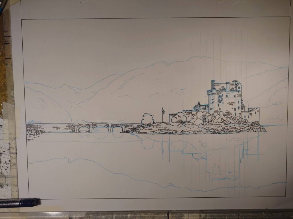 Stref art in progress for Tara Togs: Year One