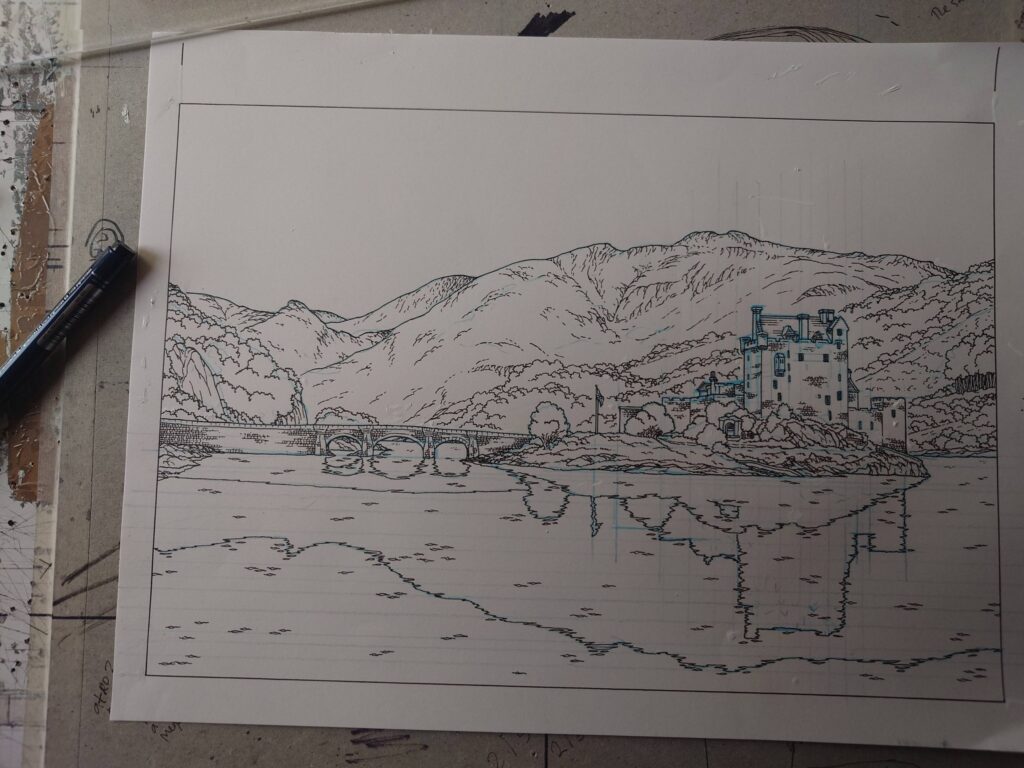Stref art in progress for Tara Togs: Year One
