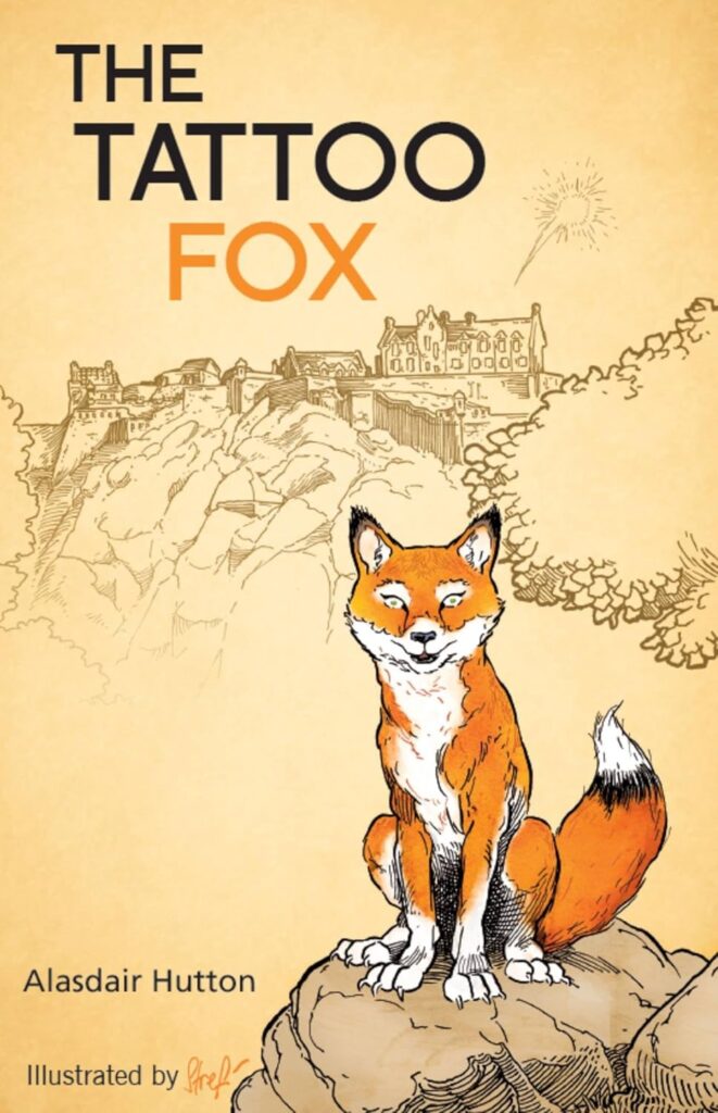 The Tattoo Fox, by Alasdair Hutton, illustrated by Stref