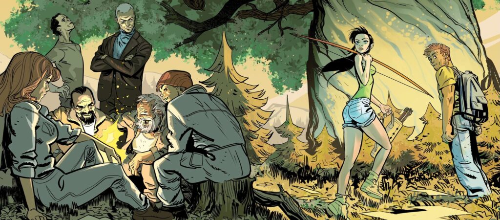 White Ash by writer Charlie Stickney and artist Conor Hughes, coloured by Fin Cramb
