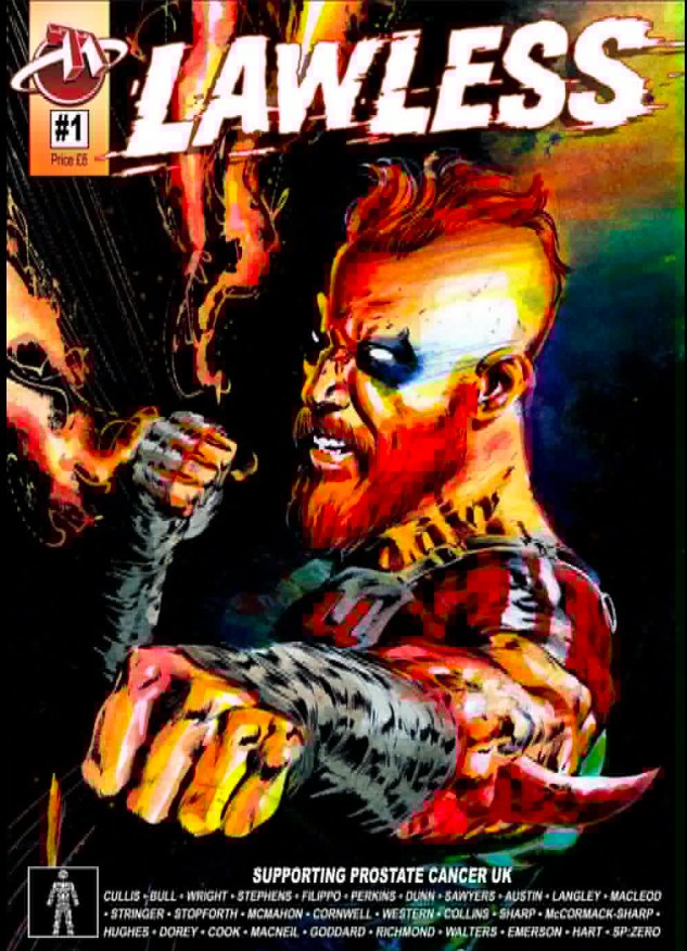 Lawless Comic 2026, cover by Andrw Sawyer