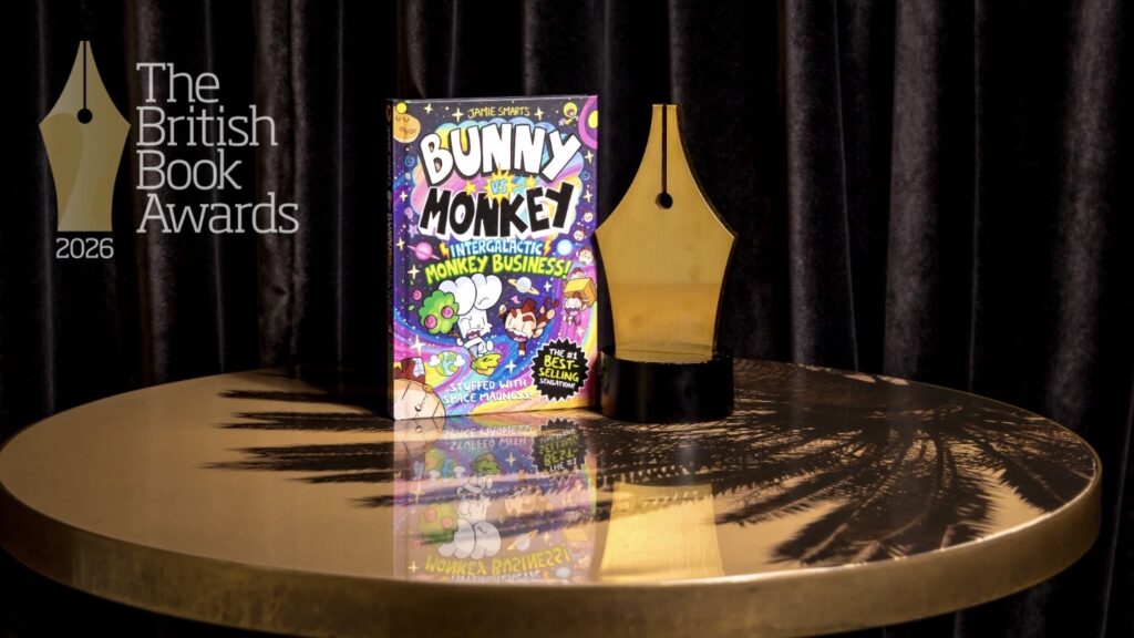 The British Book Awards’ Graphic Novel Winner 2026: Bunny vs Monkey: Intergalactic Monkey Business! by Jamie Smart