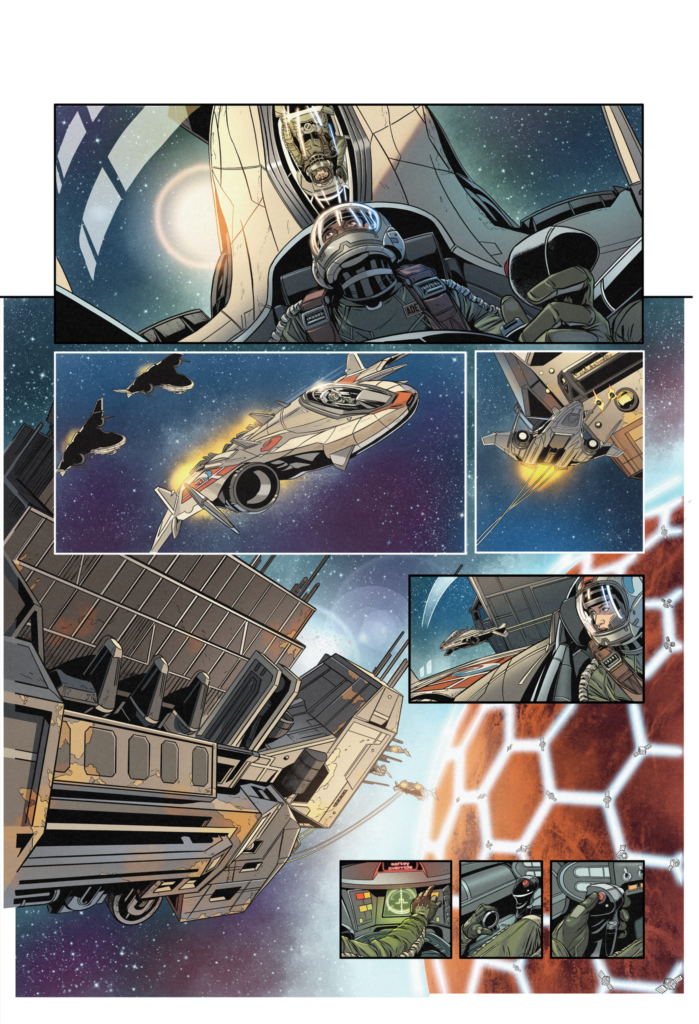 Dan Dare: First Contact Page 6 (B7 Comics, 2026)