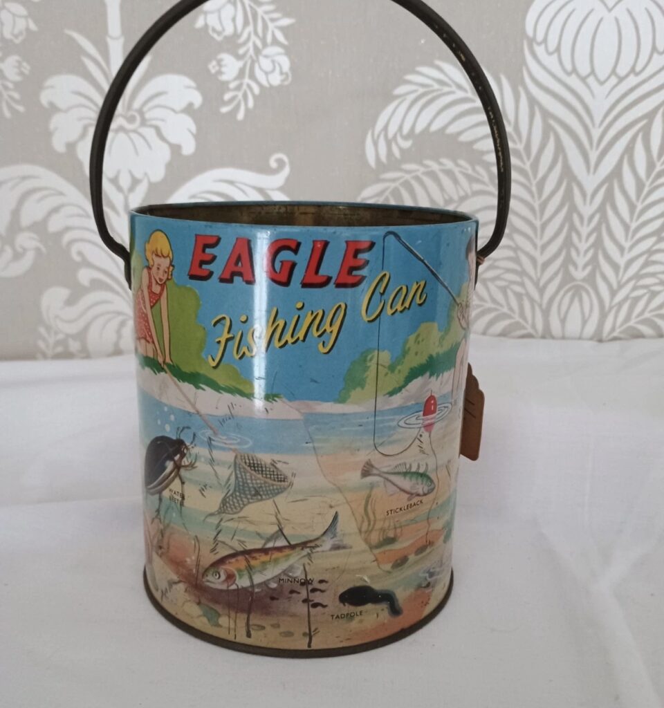 Chad Valley EAGLE Fish Pail (1950s)