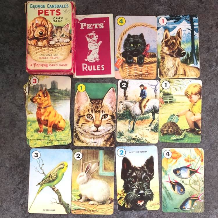 George Cansdale’s Pets Pepys Card Game (1950s)