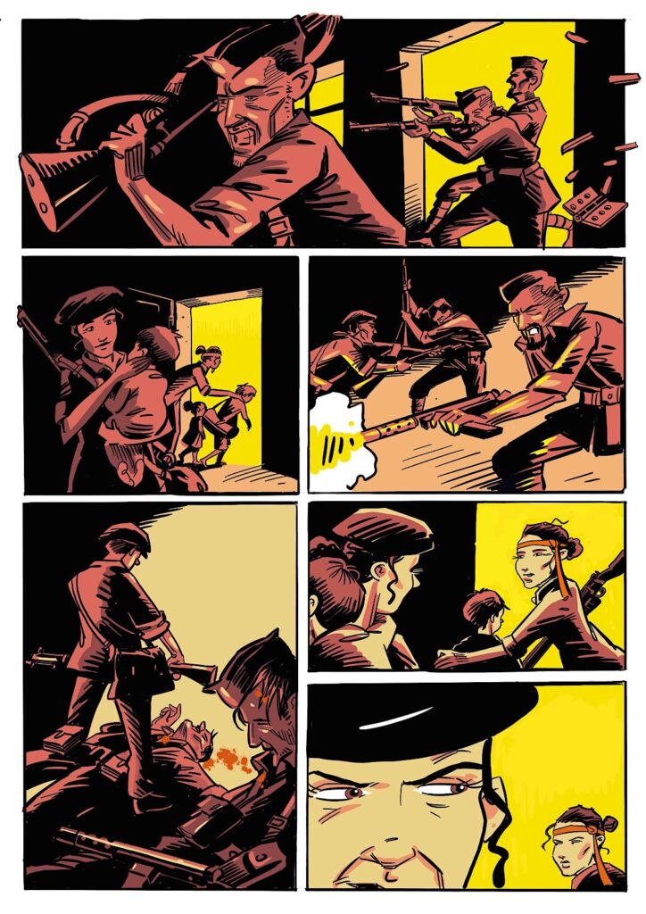 Faces of War (Sector 13, 2026) - Art by comics newcomer Danny Burgess