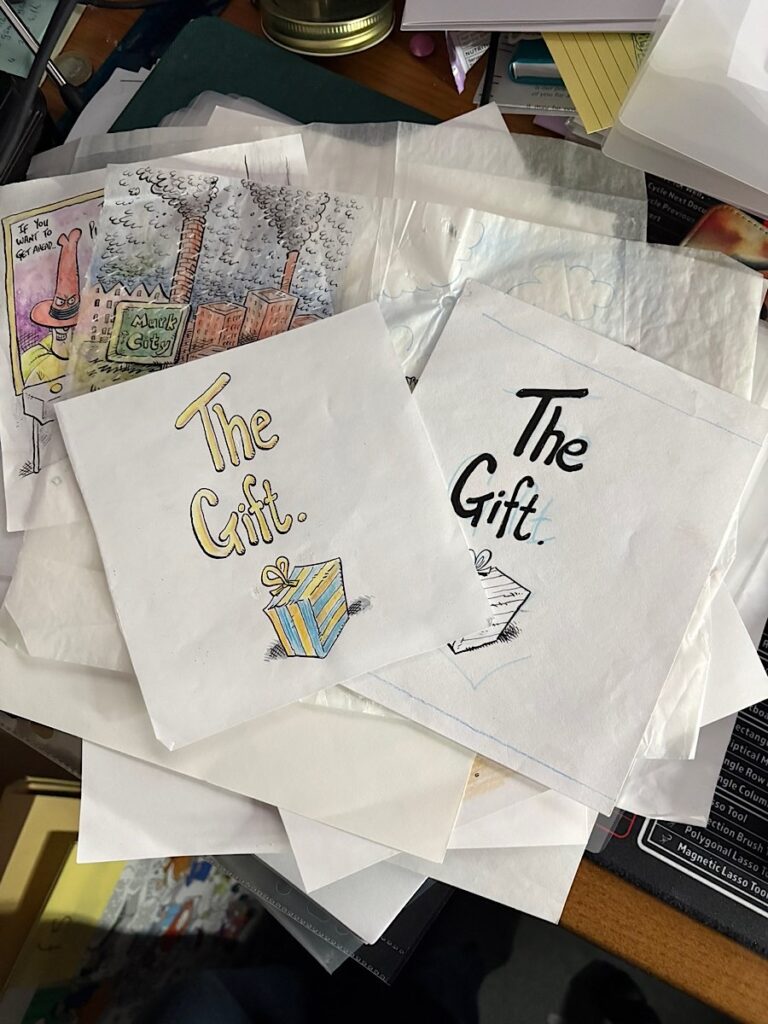 The Gift by Davey Francis (Sector 13, 2026) - Sample Art